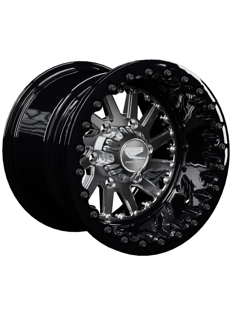 Cyclone - FF Forged Beadlock - Silver Maverick R 6x139.7 - 15x11 | 6X139.7 / Gloss Black V.1 / Spinner cap