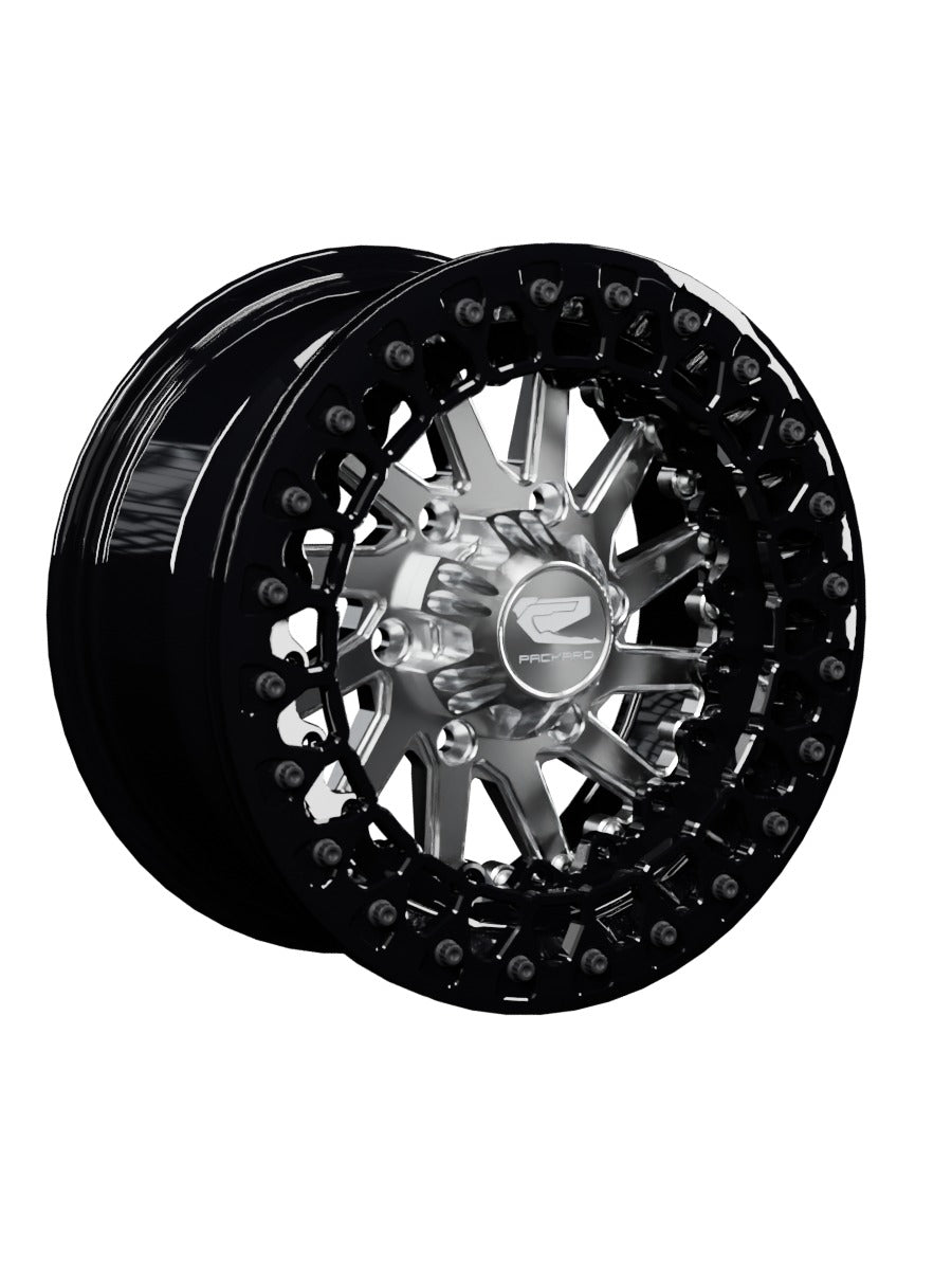 Cyclone - FF Forged Beadlock - Silver Maverick R 6x139.7 - 15x7 | 6X139.7 / Gloss Black V.2 / Spinner cap