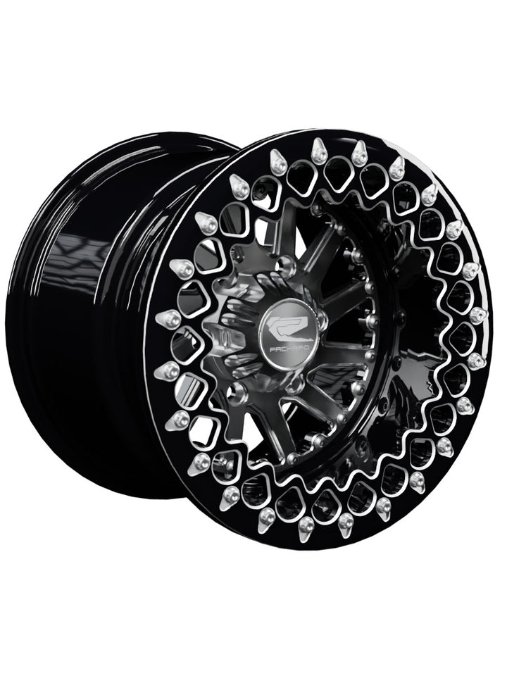 Cyclone - FF Forged Beadlock - Silver Maverick R 6x139.7 - 15x11 | 6X139.7 / Contrast Machined V.3 / Spinner cap
