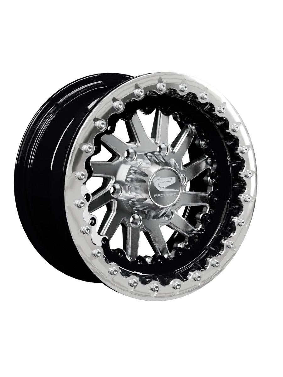Cyclone - FF Forged Beadlock - Silver Maverick R 6x139.7 - 15x7 | 6X139.7 / Polished V.1 / Spinner cap