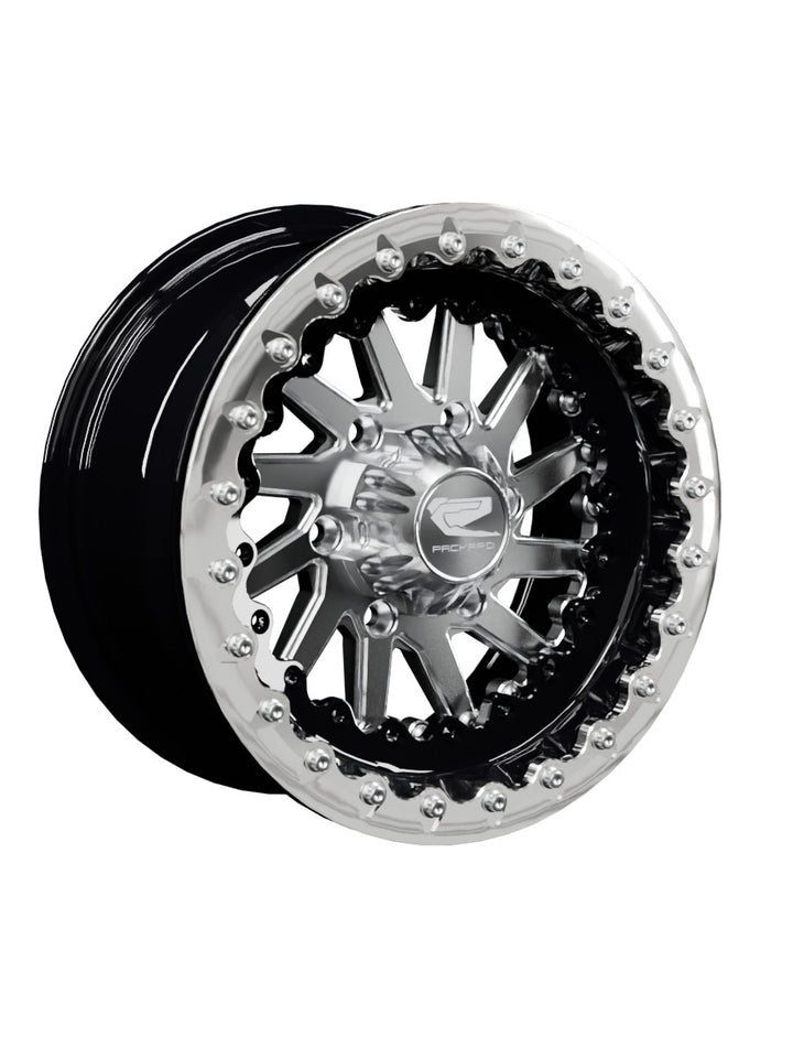 Cyclone - FF Forged Beadlock - Silver Maverick R 6x139.7 - 15x7 | 6X139.7 / Polished V.1 / Spinner cap