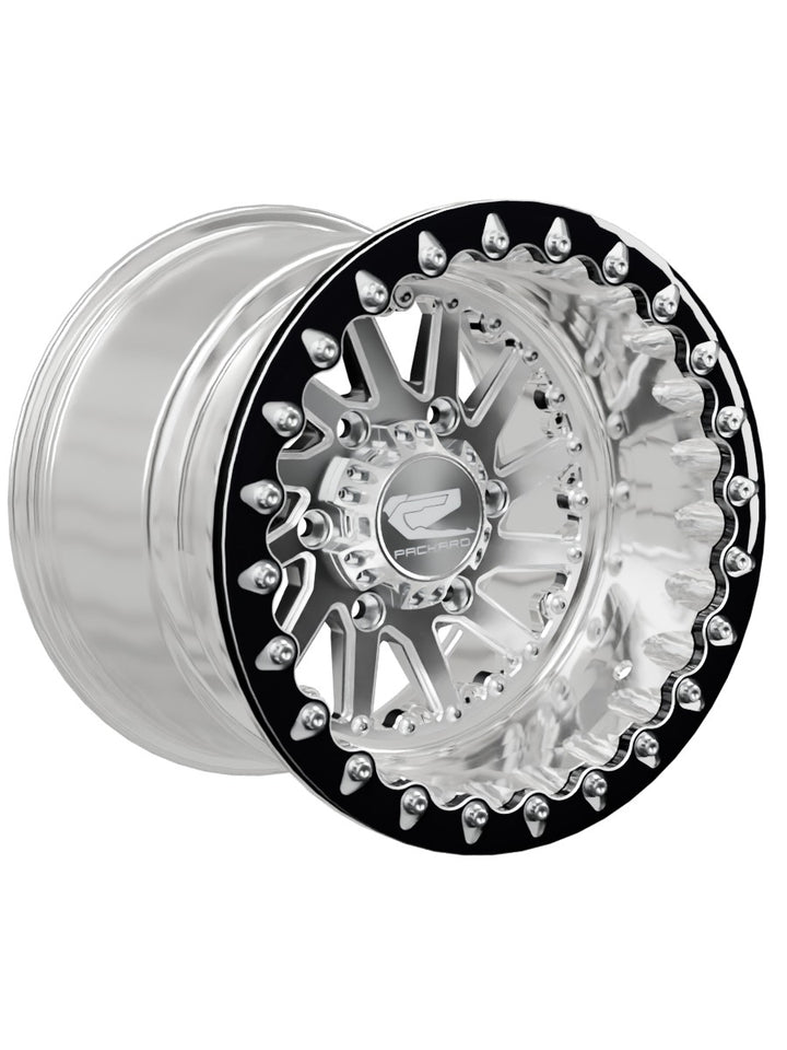 Cyclone - FF Forged Polished Beadlock - Silver Maverick R 6x139.7 - 15x11 | 6x139.7 / Contrast Machined V.1