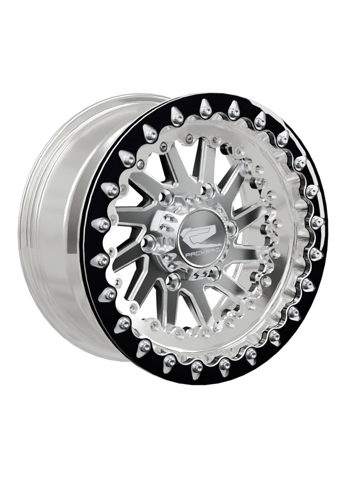 Cyclone - FF Forged Polished Beadlock - Silver Maverick R 6x139.7 - 15x7 | 6x139.7 / Contrast Machined V.1