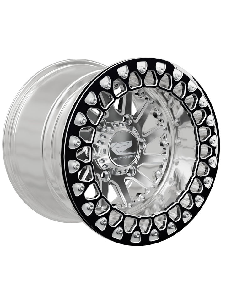 Cyclone - FF Forged Polished Beadlock - Silver Maverick R 6x139.7 - 15x11 | 6x139.7 / Contrast Machined V.2