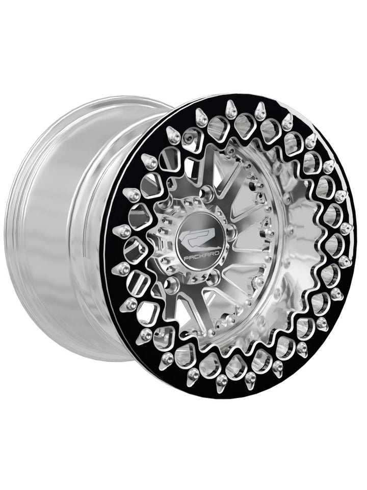 Cyclone - FF Forged Polished Beadlock - Silver Maverick R 6x139.7 - 15x11 | 6x139.7 / Contrast Machined V.3