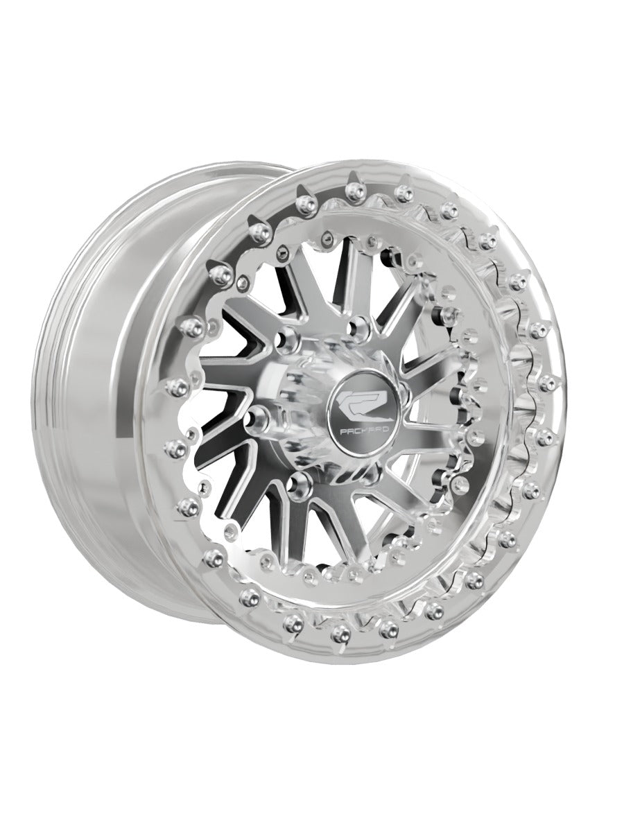 Cyclone - FF Forged Polished Beadlock - Silver Maverick R 6x139.7 - 15x7 | 6x139.7 / Polished V.1 / Spinner cap