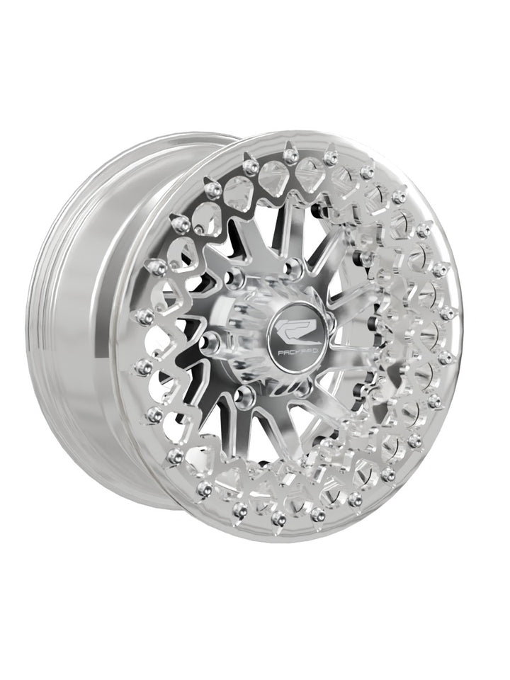 Cyclone - FF Forged Polished Beadlock - Silver Maverick R 6x139.7 - 15x7 | 6x139.7 / Polished V.3 / Spinner cap