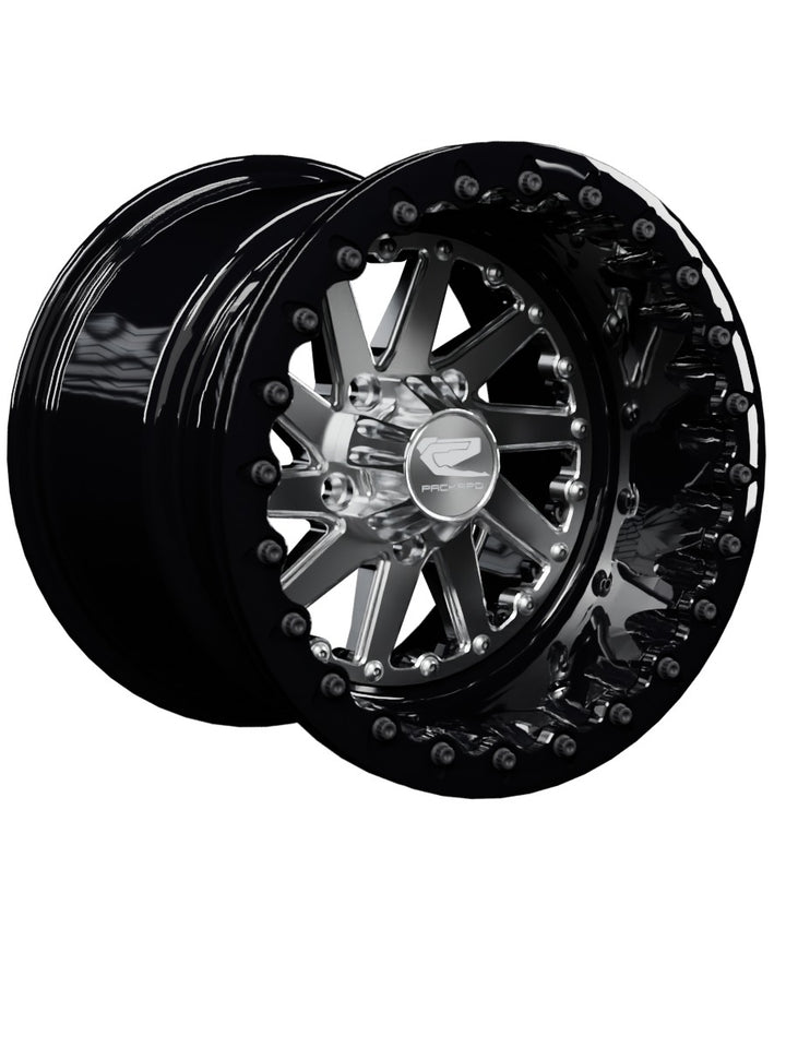 Cyclone - FF Forged Beadlock - Silver RZR Pro R 5x4.5 - 15x11 | 5X4.5 / Gloss Black V.1 / Spinner cap