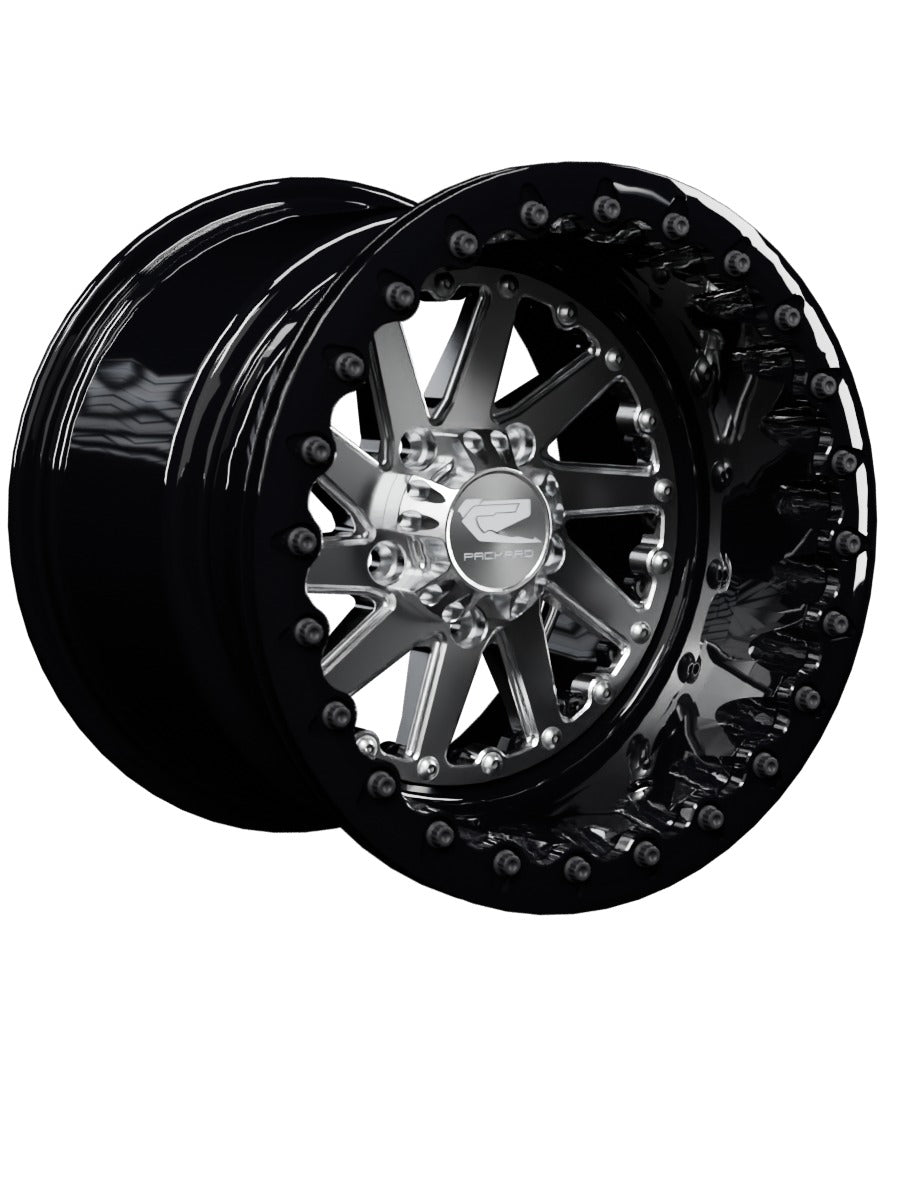 Cyclone - FF Forged Beadlock - Silver RZR Pro R 5x4.5 - 15x11 | 5X4.5 / Gloss Black V.1