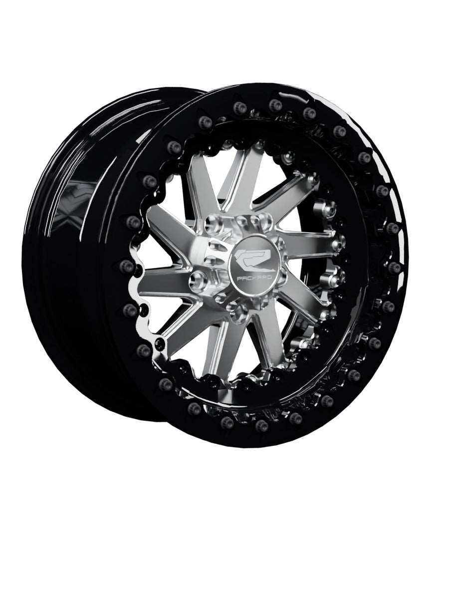 Cyclone - FF Forged Beadlock - Silver RZR Pro R 5x4.5 - 15x7 | 5X4.5 / Gloss Black V.1