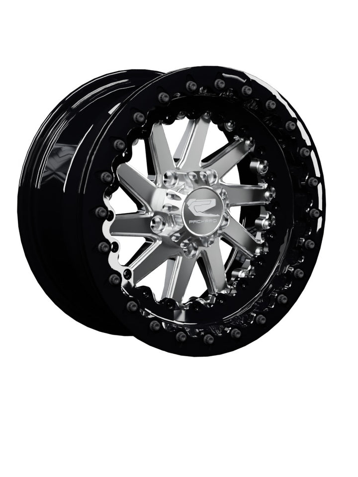 Cyclone - FF Forged Beadlock - Silver RZR Pro R 5x4.5 - 15x7 | 5X4.5 / Gloss Black V.1