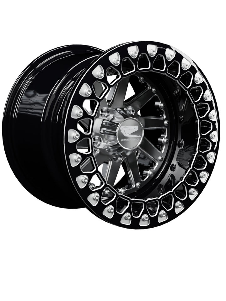 Cyclone - FF Forged Beadlock - Silver RZR Pro R 5x4.5 - 15x11 | 5X4.5 / Contrast Machined V.2 / Spinner cap