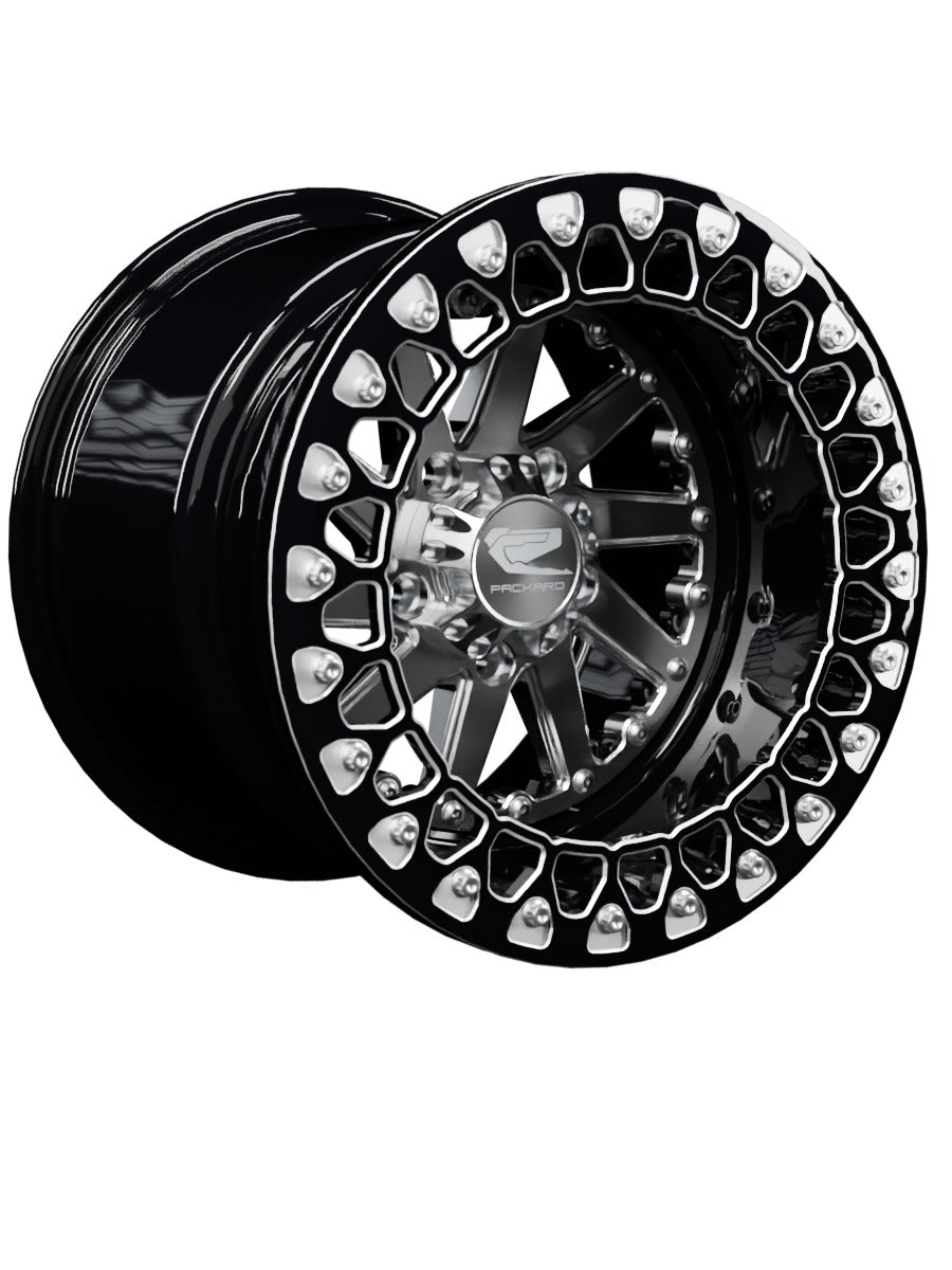 Cyclone - FF Forged Beadlock - Silver RZR Pro R 5x4.5 - 15x11 | 5X4.5 / Contrast Machined V.2
