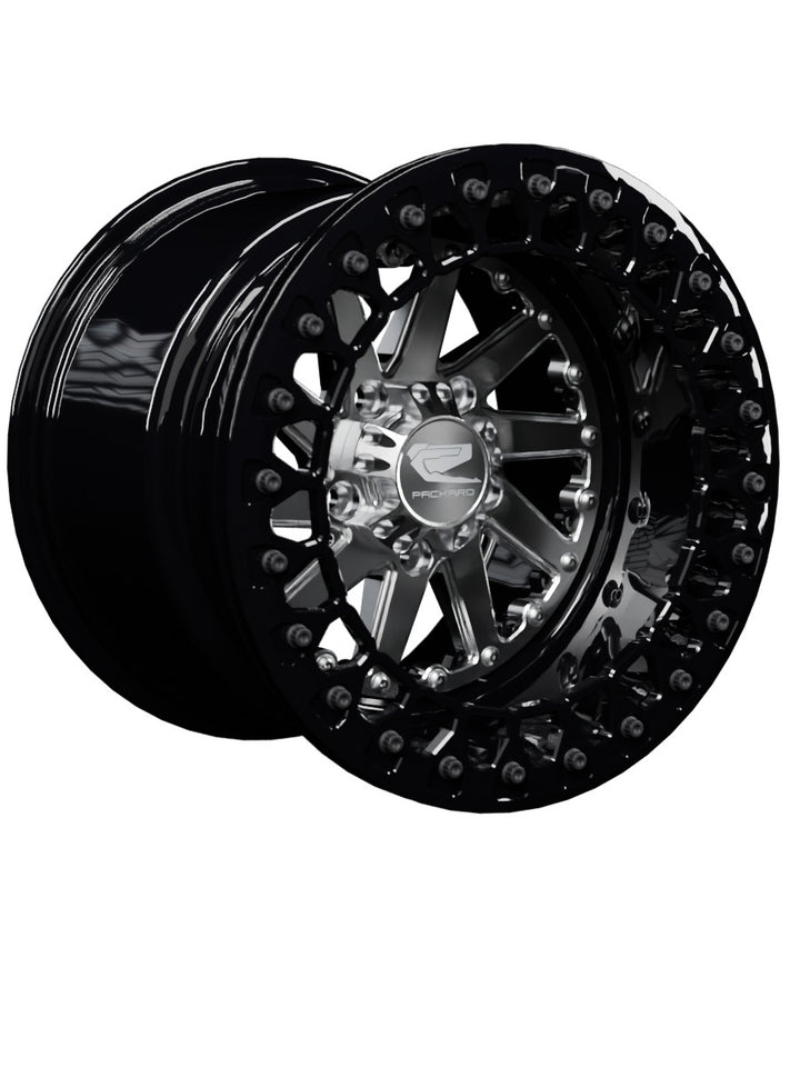 Cyclone - FF Forged Beadlock - Silver RZR Pro R 5x4.5 - 15x11 | 5X4.5 / Gloss Black V.2