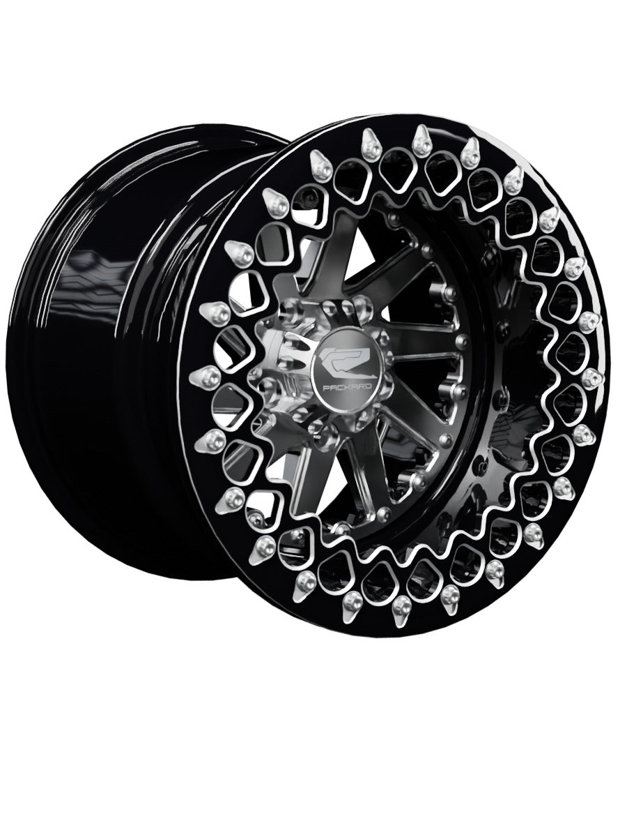 Cyclone - FF Forged Beadlock - Silver RZR Pro R 5x4.5 - 15x11 | 5X4.5 / Contrast Machined V.3