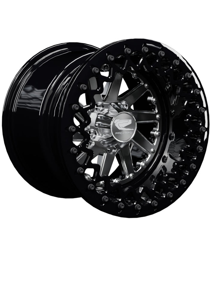 Cyclone - FF Forged Beadlock - Silver RZR Pro R 5x4.5 - 15x11 | 5X4.5 / Gloss Black V.3 / Spinner cap