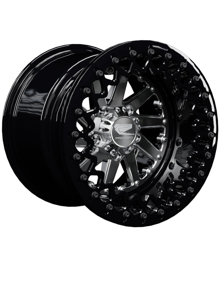 Cyclone - FF Forged Beadlock - Silver RZR Pro R 5x4.5 - 15x11 | 5X4.5 / Gloss Black V.3