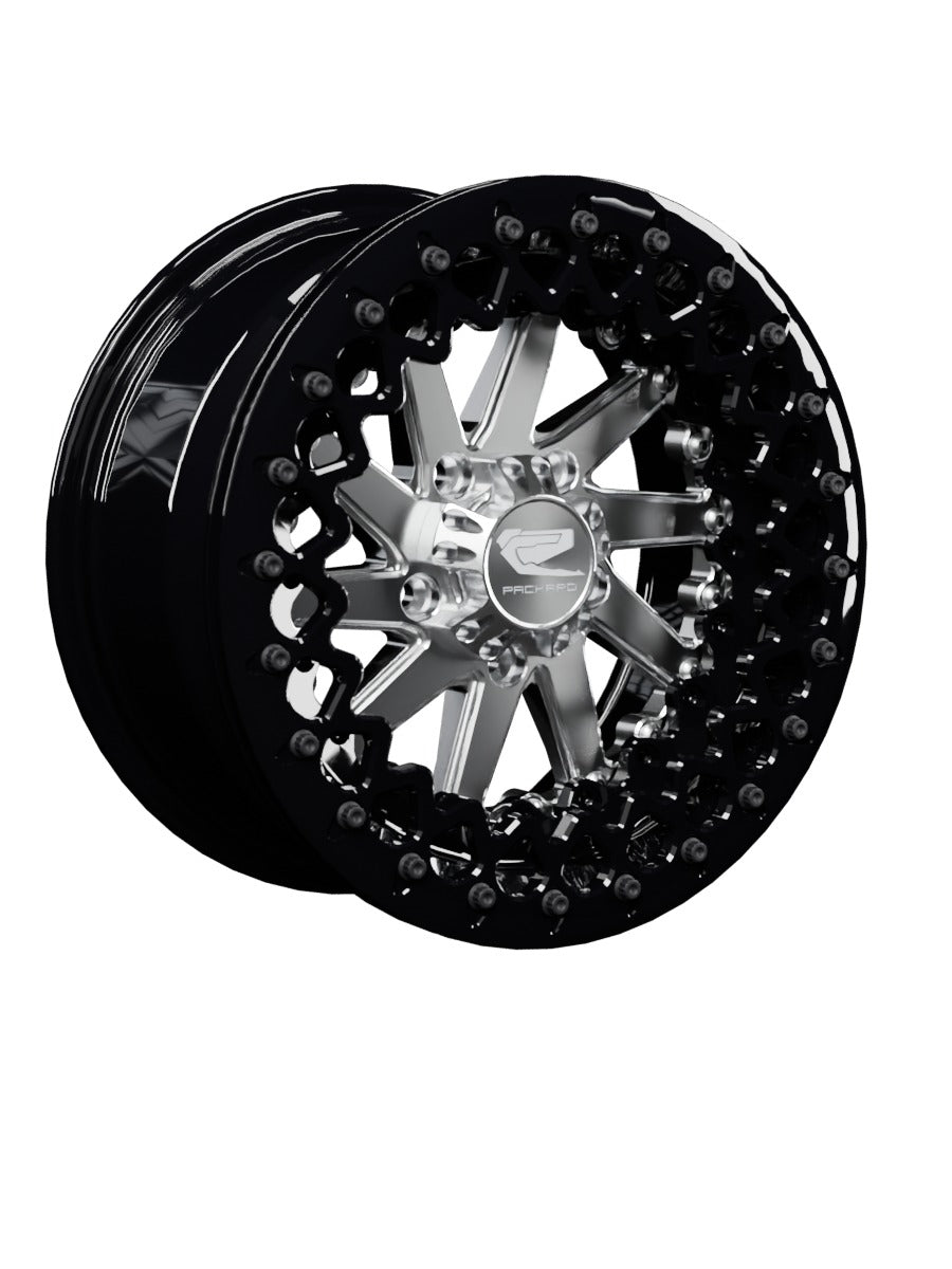 Cyclone - FF Forged Beadlock - Silver RZR Pro R 5x4.5 - 15x7 | 5X4.5 / Gloss Black V.3
