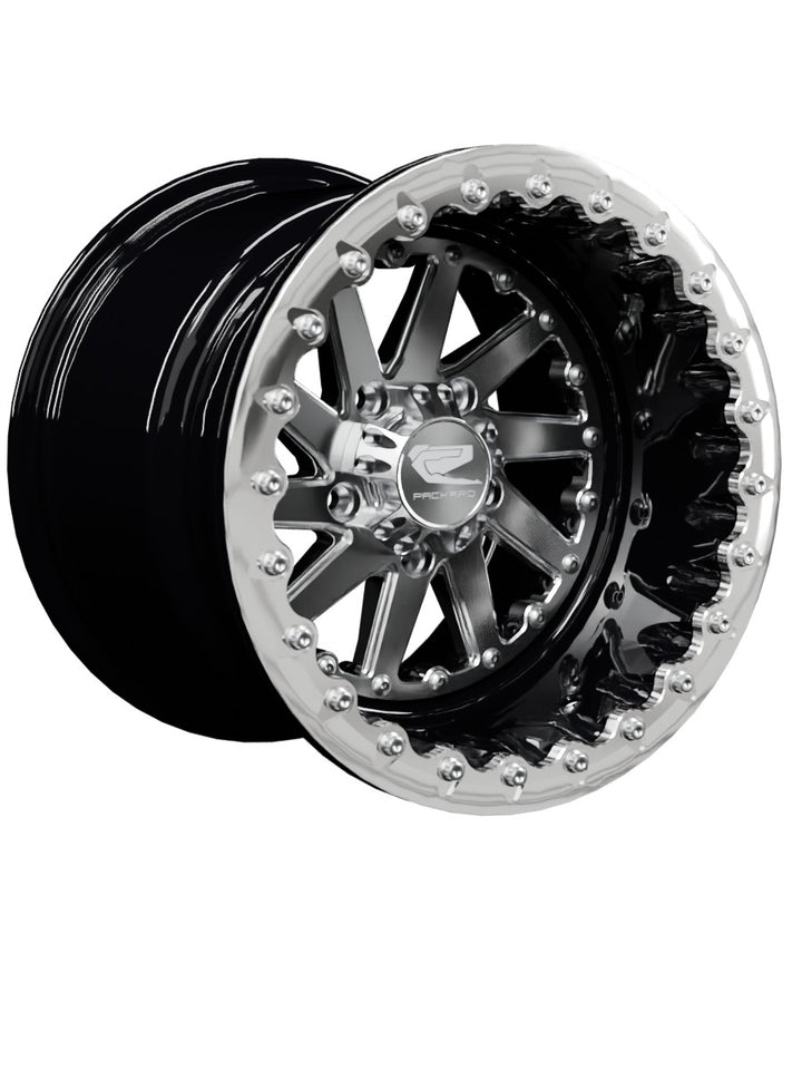 Cyclone - FF Forged Beadlock - Silver RZR Pro R 5x4.5 - 15x11 | 5X4.5 / Polished V.1