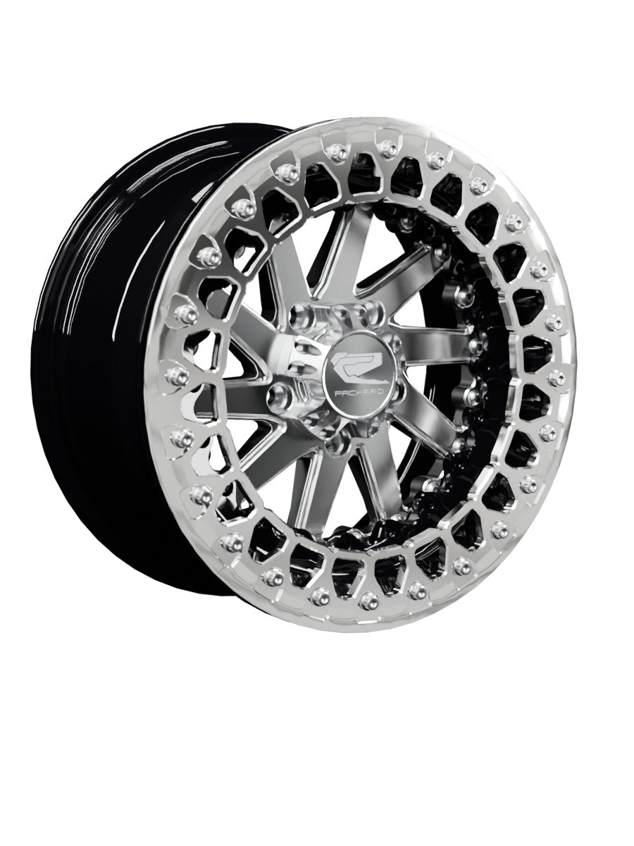 Cyclone - FF Forged Beadlock - Silver RZR Pro R 5x4.5 - 15x7 | 5X4.5 / Polished V.2