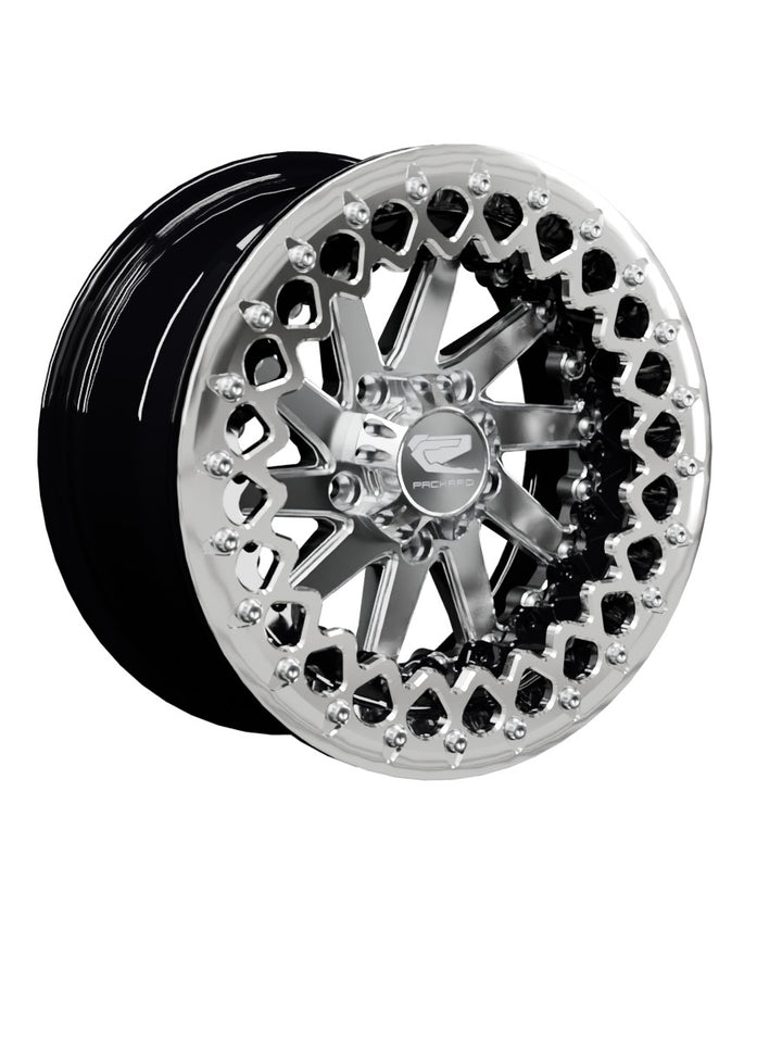 Cyclone - FF Forged Beadlock - Silver RZR Pro R 5x4.5 - 15x7 | 5X4.5 / Polished V.3