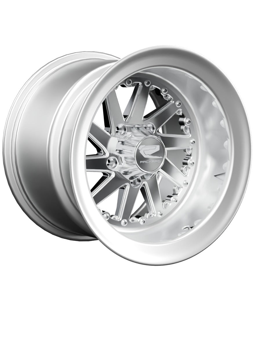 Cyclone - FF Forged Polished - Silver RZR Pro R 5x4.5 - 15x11 | 5x4.5 / Spinner cap