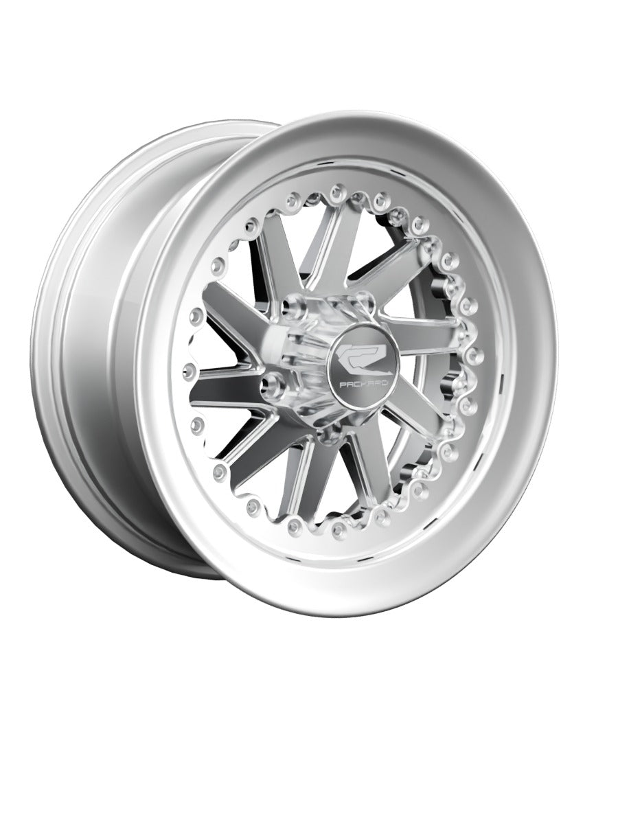 Cyclone - FF Forged Polished - Silver RZR Pro R 5x4.5 - 15x7 | 5x4.5 / Spinner cap