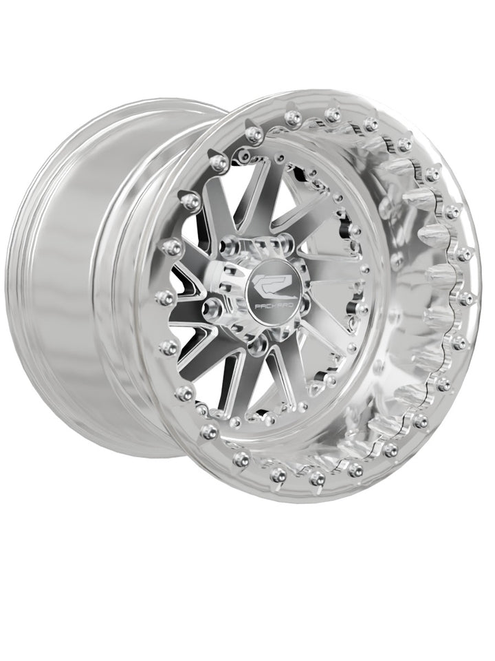 Cyclone - FF Forged Polished Beadlock - Silver RZR Pro R 5x4.5 - 15x11 | 5x4.5 / Polished V.1