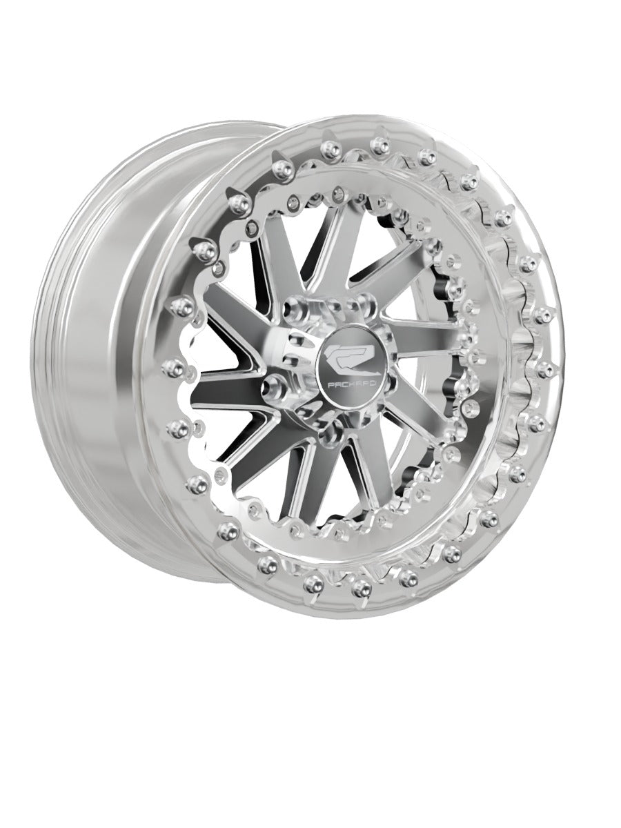 Cyclone - FF Forged Polished Beadlock - Silver RZR Pro R 5x4.5 - 15x7 | 5x4.5 / Polished V.1