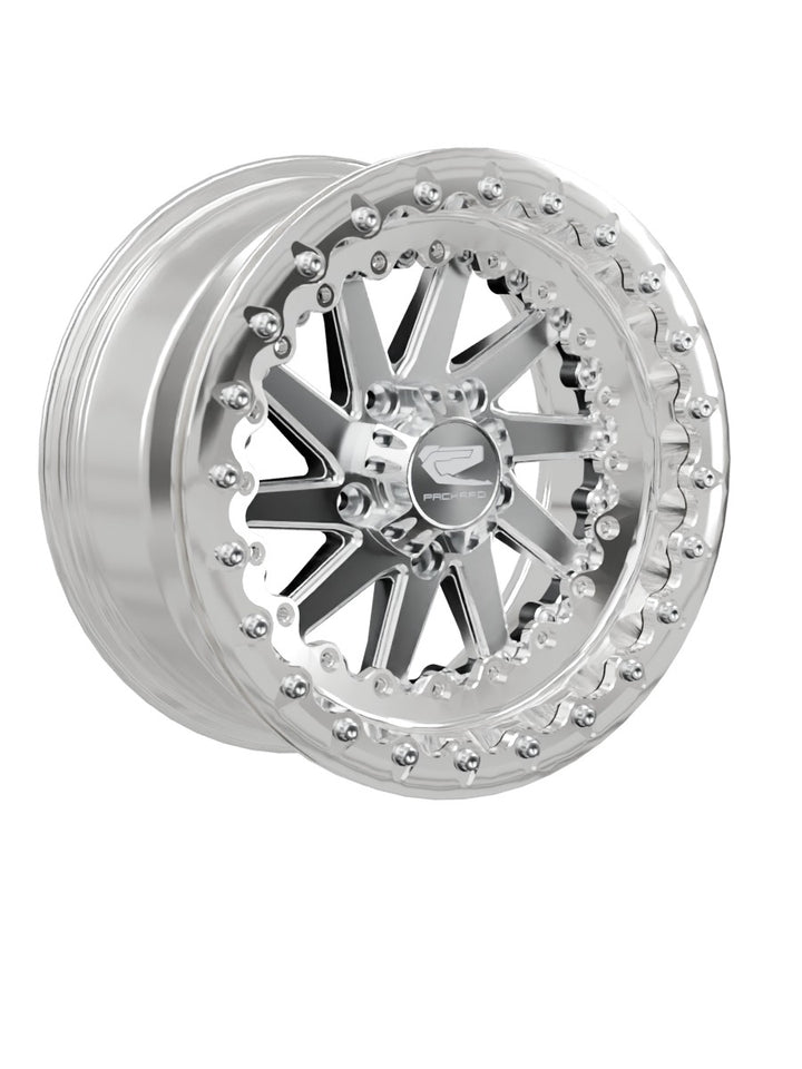 Cyclone - FF Forged Polished Beadlock - Silver RZR Pro R 5x4.5 - 15x7 | 5x4.5 / Polished V.1