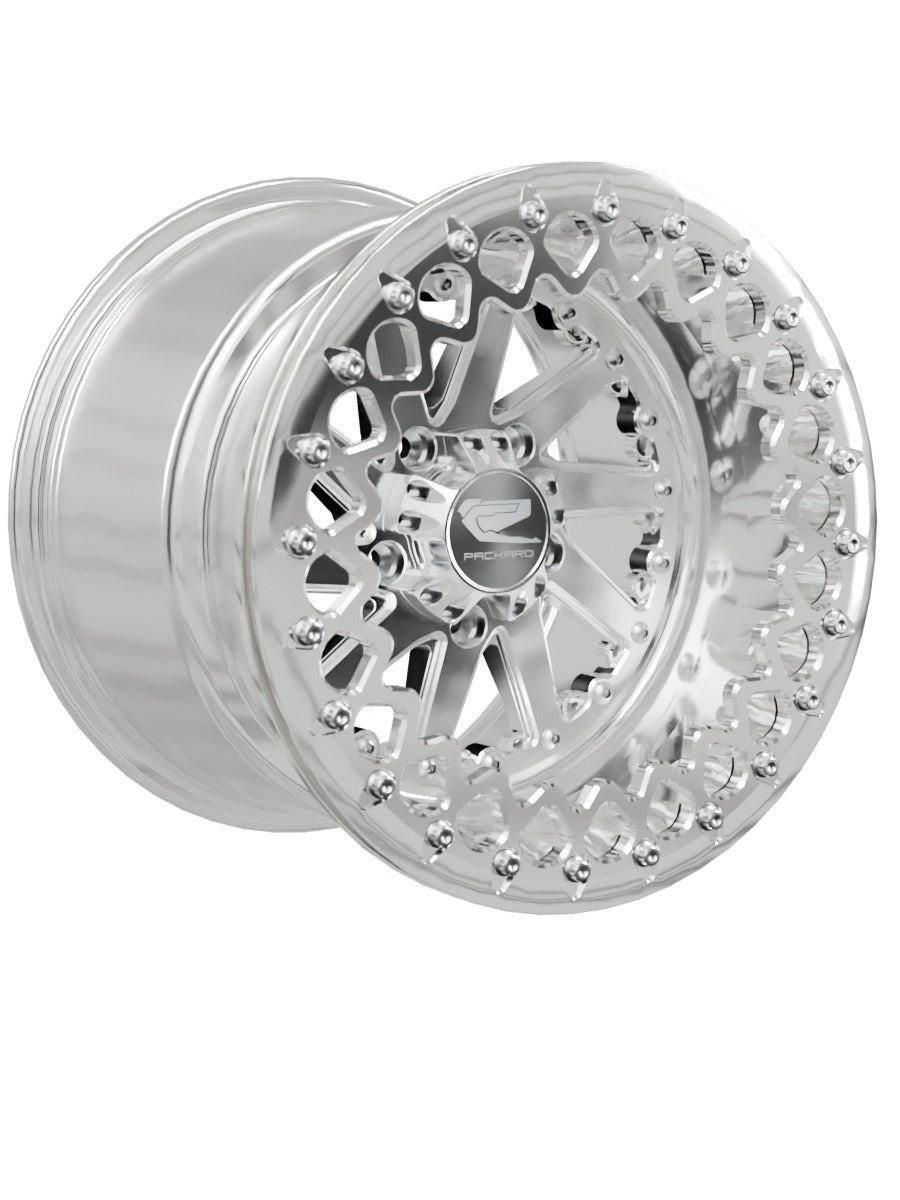 Cyclone - FF Forged Polished Beadlock - Silver RZR Pro R 5x4.5 - 15x11 | 5x4.5 / Polished V.3
