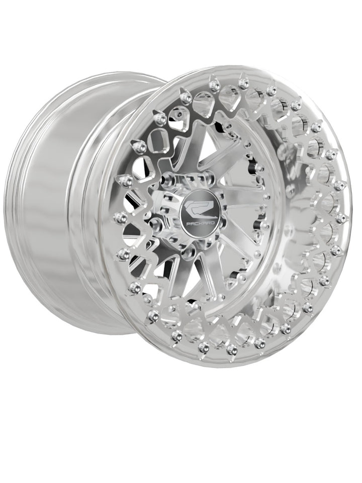 Cyclone - FF Forged Polished Beadlock - Silver RZR Pro R 5x4.5 - 15x11 | 5x4.5 / Polished V.3