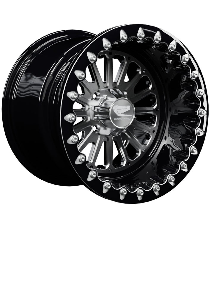 Element - FF Forged Beadlock - Silver 4x110 - 15x11 | 4x110 / Contrast Machined V.1 / Yes