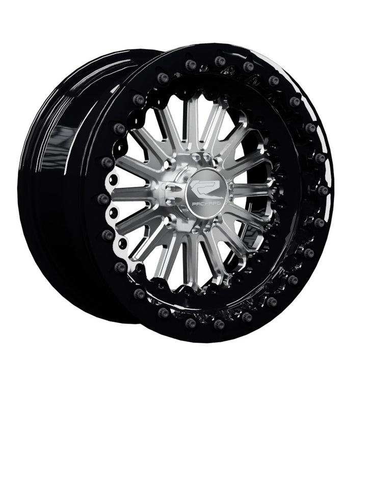 Element - FF Forged Beadlock - Silver 4x110 - 15x7 | 4x110 / Gloss Black V.1 / No
