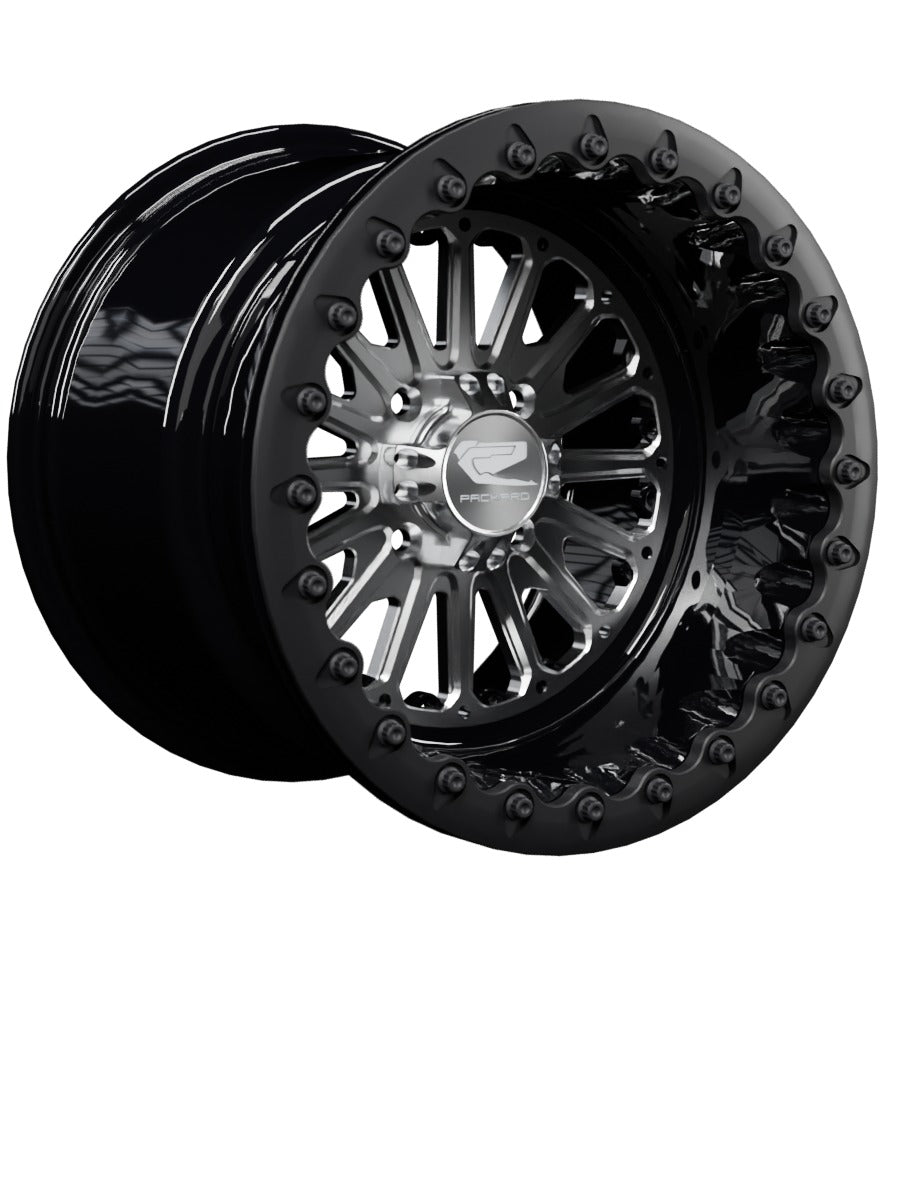 Element - FF Forged Beadlock - Silver 4x110 - 15x11 | 4x110 / Satin Black V.1 / No