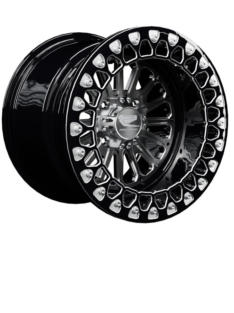 Element - FF Forged Beadlock - Silver 4x110 - 15x11 | 4x110 / Contrast Machined V.2 / No