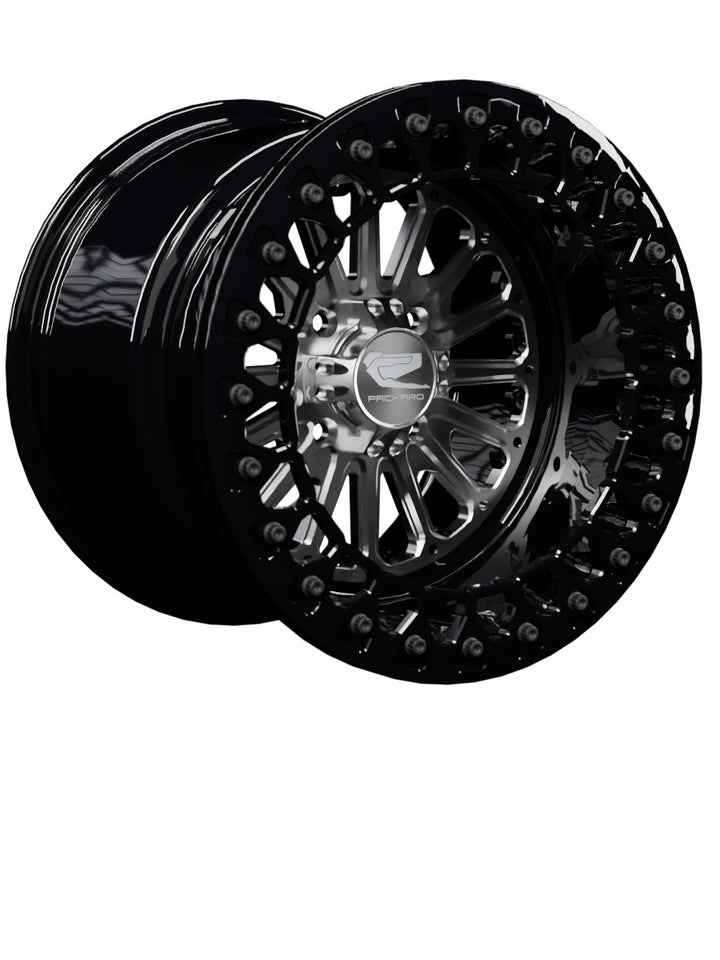 Element - FF Forged Beadlock - Silver 4x110 - 15x11 | 4x110 / Gloss Black V.2 / No