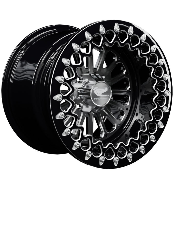 Element - FF Forged Beadlock - Silver 4x110 - 15x11 | 4x110 / Contrast Machined V.3 / Yes