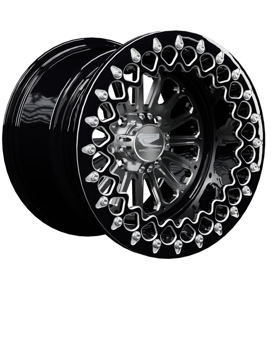 Element - FF Forged Beadlock - Silver 4x110 - 15x11 | 4x110 / Contrast Machined V.3 / No
