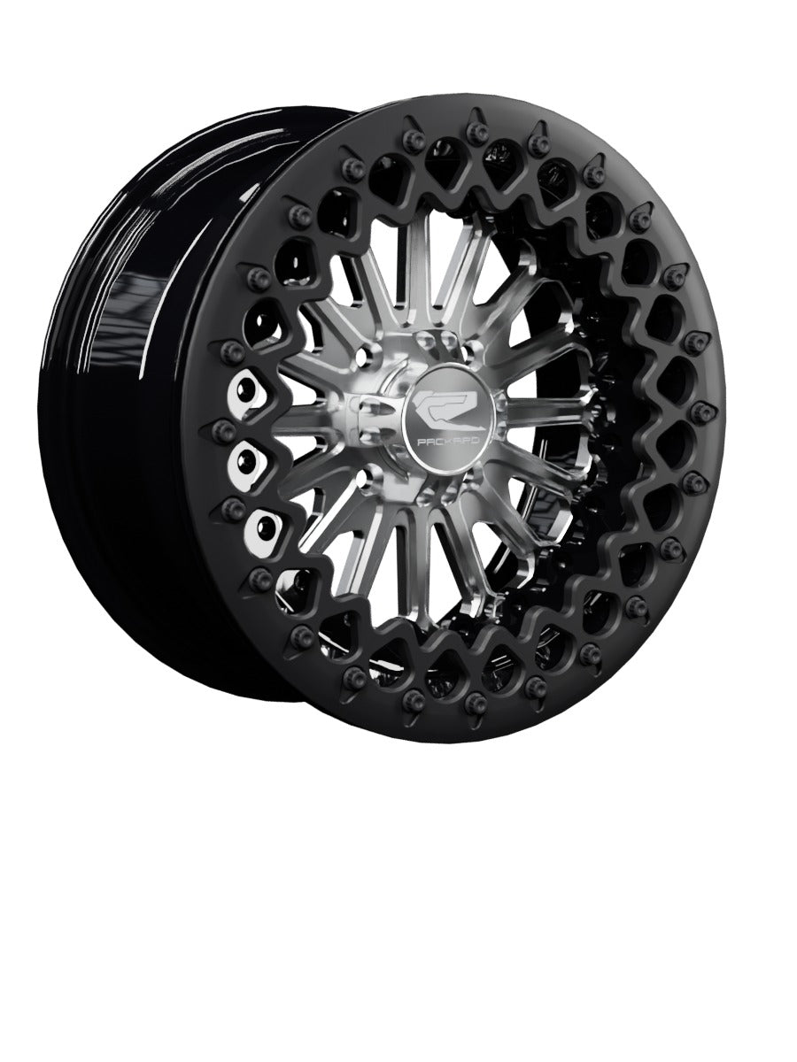 Element - FF Forged Beadlock - Silver 4x110 - 15x7 | 4x110 / Satin Black V.3 / No