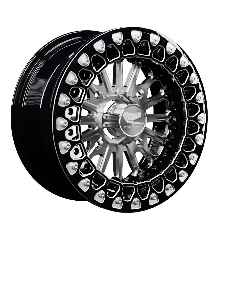 Element - FF Forged Beadlock - Silver - 15x7 | 4x156 / Contrast Machined V.2 / Yes