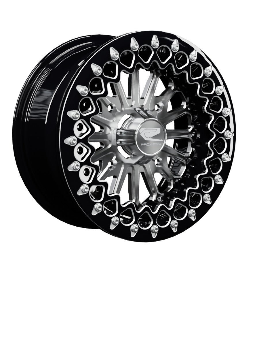 Element - FF Forged Beadlock - Silver - 15x7 | 4x156 / Contrast Machined V.3 / Yes