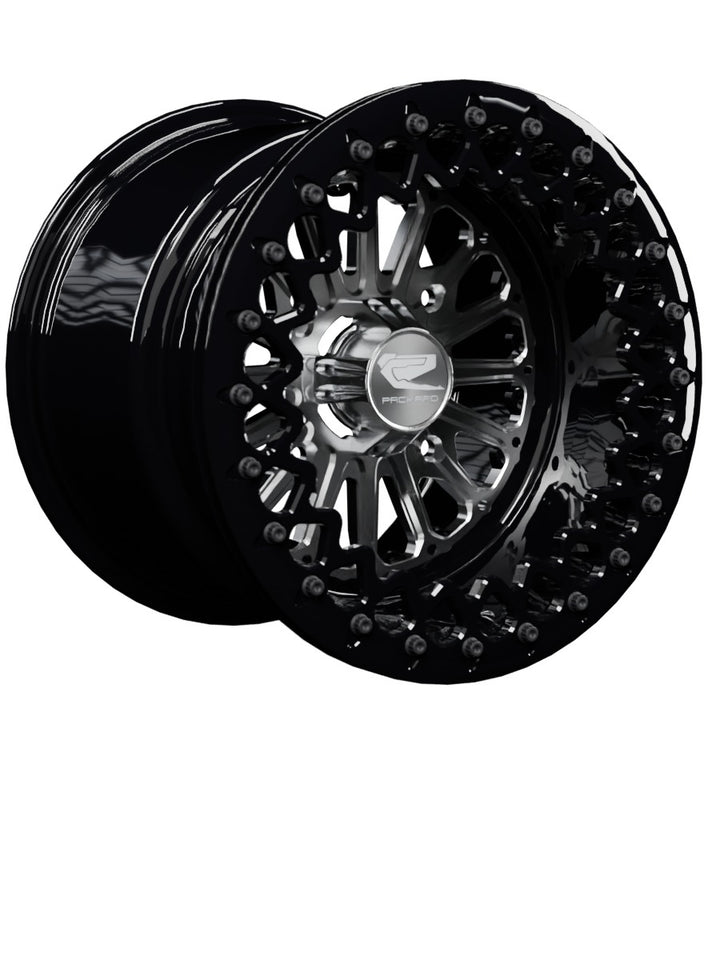 Element - FF Forged Beadlock - Silver - 15x11 | 4x156 / Gloss Black V.3 / Yes