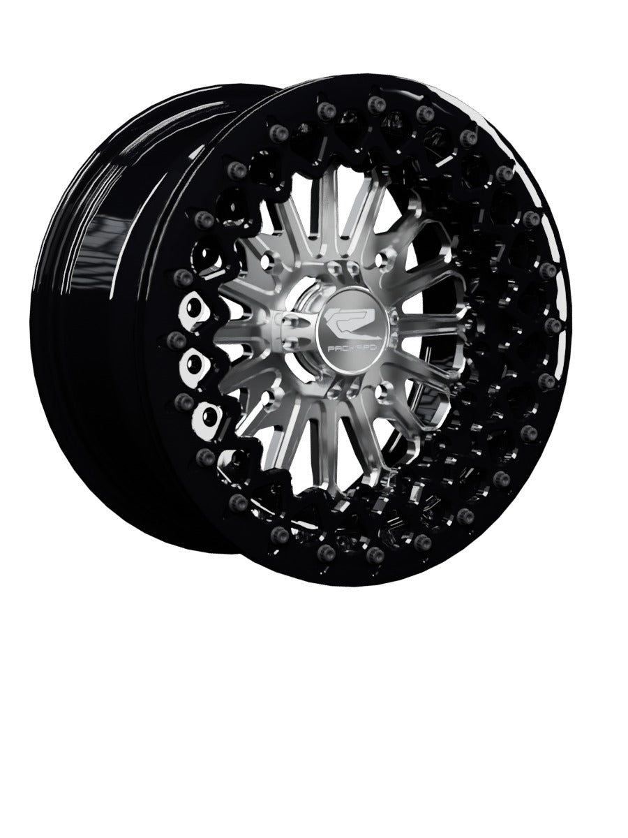 Element - FF Forged Beadlock - Silver - 15x7 | 4x156 / Gloss Black V.3 / No