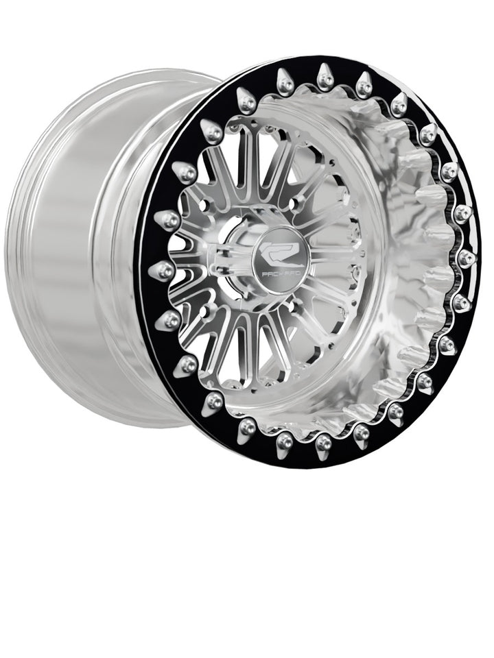 Element - FF Forged Polished Beadlock - Silver - 15x11 | 4x156 / Contrast Machined V.1 / Yes