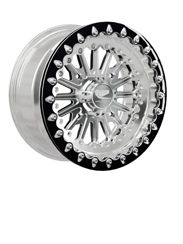 Element - FF Forged Polished Beadlock - Silver - 15x7 | 4x156 / Contrast Machined V.1 / No