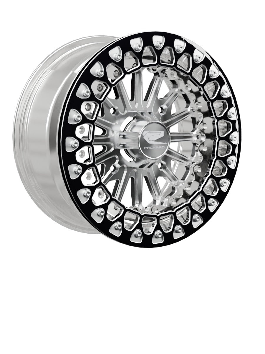Element - FF Forged Polished Beadlock - Silver - 15x7 | 4x156 / Contrast Machined V.2 / Yes