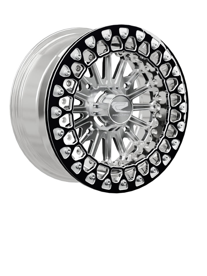 Element - FF Forged Polished Beadlock - Silver - 15x7 | 4x156 / Contrast Machined V.2 / Yes
