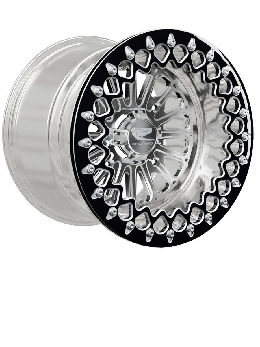 Element - FF Forged Polished Beadlock - Silver - 15x11 | 4x156 / Contrast Machined V.3 / No