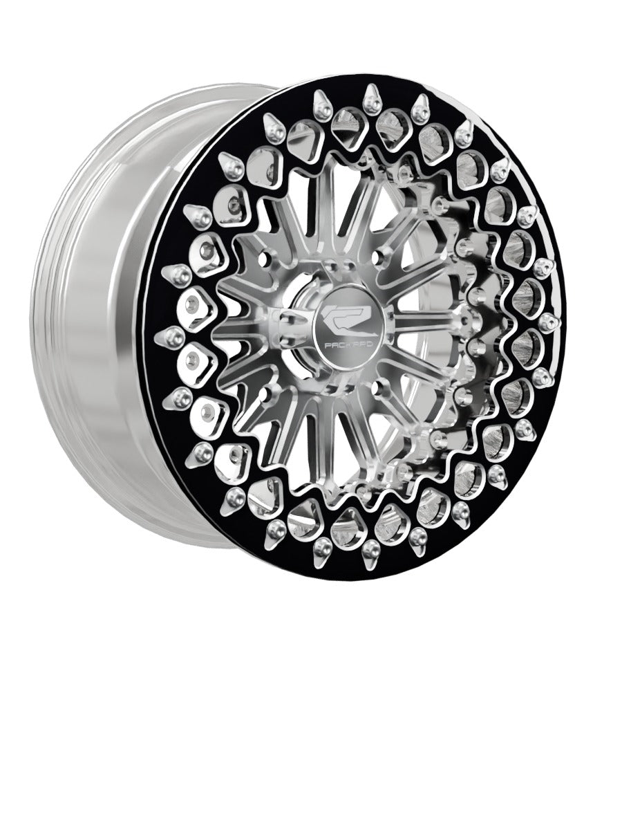 Element - FF Forged Polished Beadlock - Silver - 15x7 | 4x156 / Contrast Machined V.3 / No